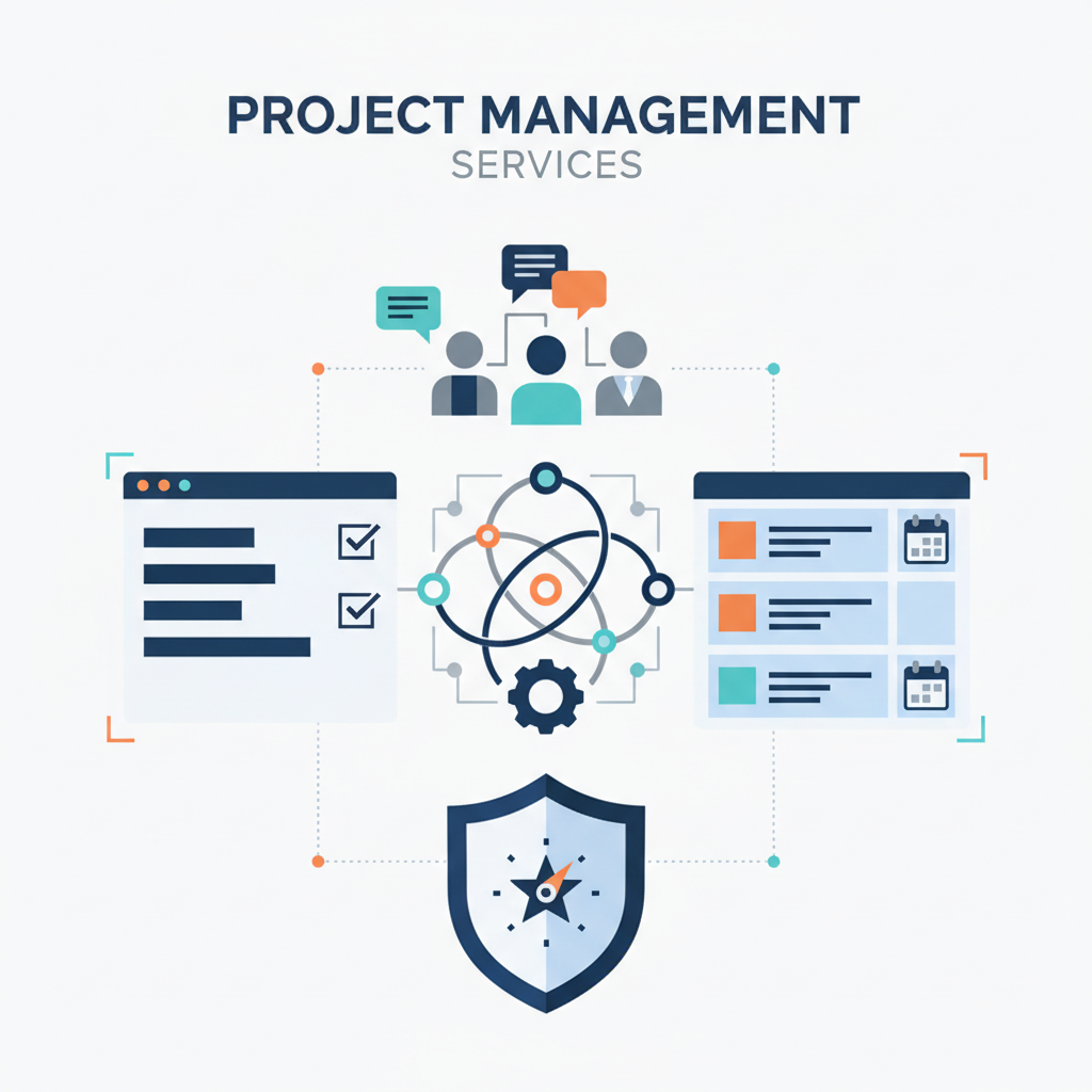 geneeraza imagine de 400x400 sugerand servciii de Management Proiect